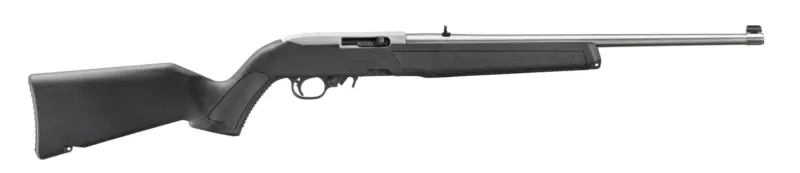 Ruger 10/22 22 LR 10+1 18.50" Satin Stainless Steel Barrel Drilled Tapped Receiver, Black Fixed w/M-LOK Polymer Stock