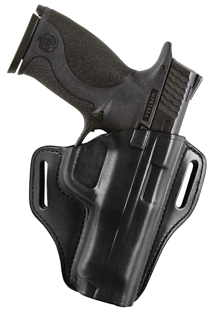 Bianchi 23998 57 Remedy OWB Size 15 Black Leather Belt Slide Fits S M Shield Right Hand