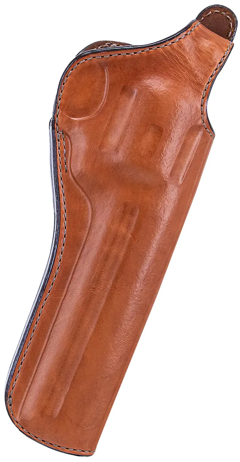 Bianchi 13099 111 Cyclone Belt Holster Size 10 OWB Open Bottom Style made of Leather with Tan Finish, Strongside/Crossdraw Belt Loop Mount Type fits 7.5" Barrel Ruger RedHawk for Right Hand
