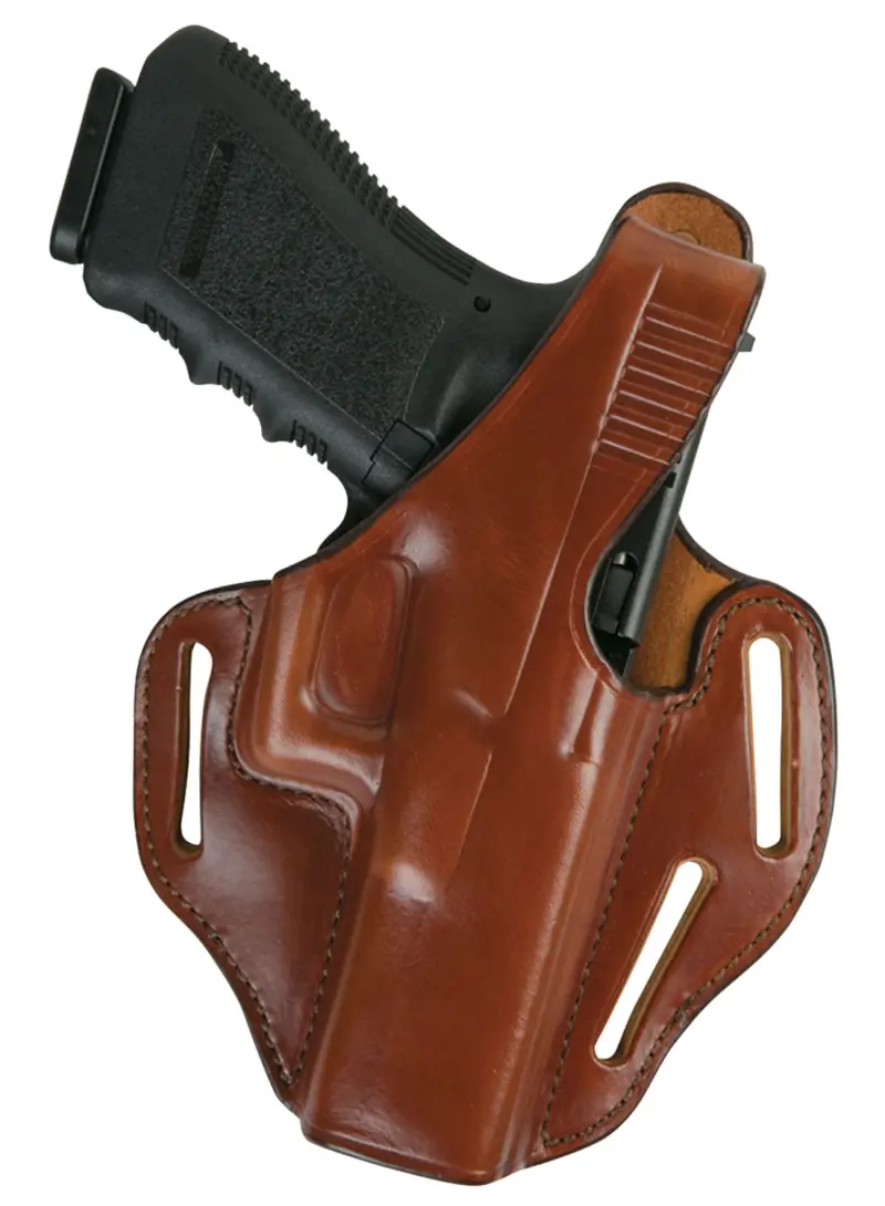 Bianchi 24116 77 Piranha OWB Size 01 Tan Leather Belt Slide Fits S J Frame Right Hand