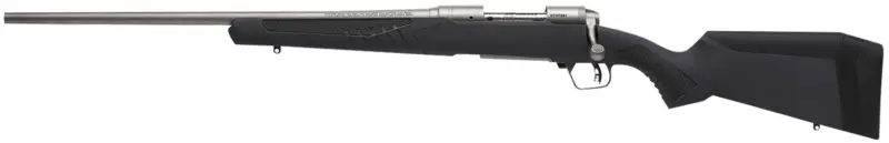 Savage Arms 57059 110 Storm Full Size 300 Win Mag 3+1 24" Matte Button-Rifled Barrel, Matte Drilled Tapped Stainless Steel Receiver, AccuStock Matte Gray Synthetic Stock, Left Hand