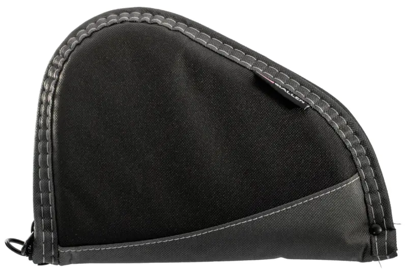 Allen 4448 Deluxe Handgun Case Black w/Gray Trim, Foam Padding, Non-Absorbent Lining Lockable Zipper 8" L