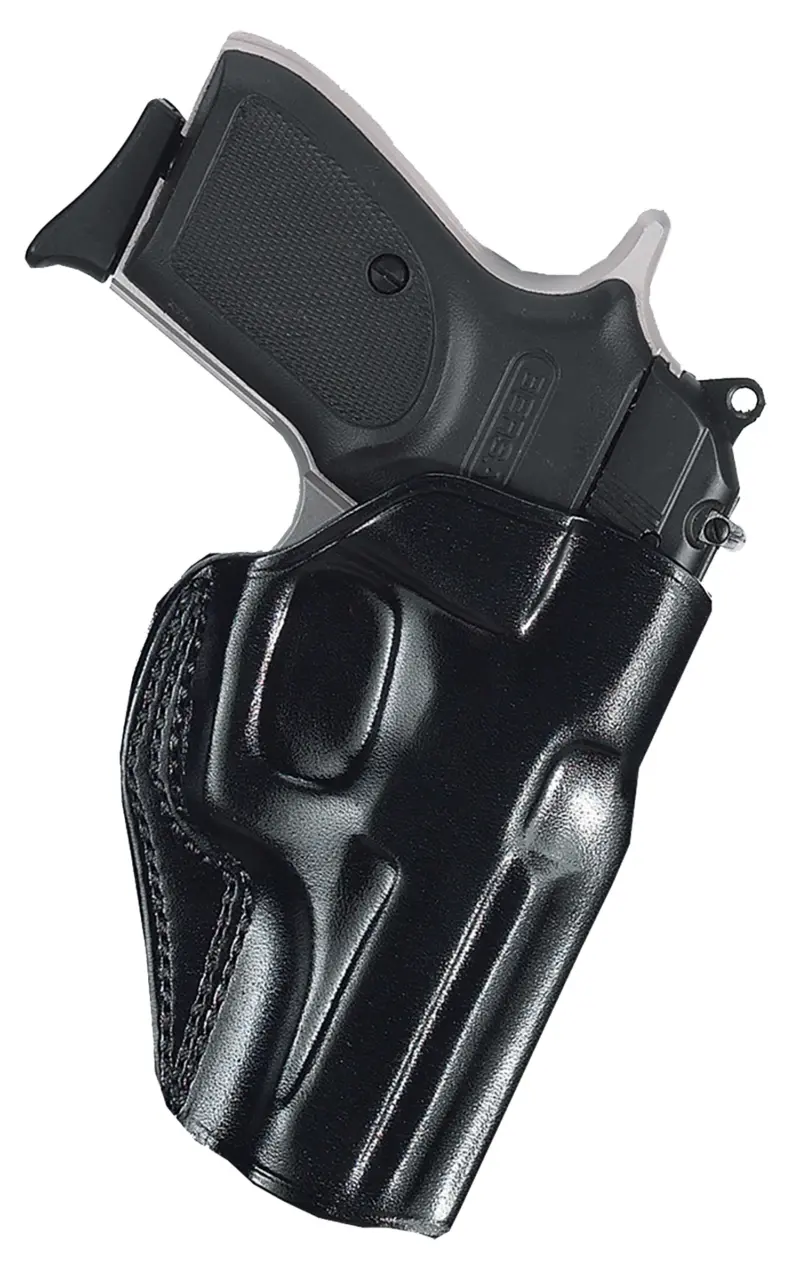 Galco SG652B Stinger OWB Black Leather Belt Loop Fits S M Shield Fits S M Shield Plus Fits S M Shield 2.0 Right Hand