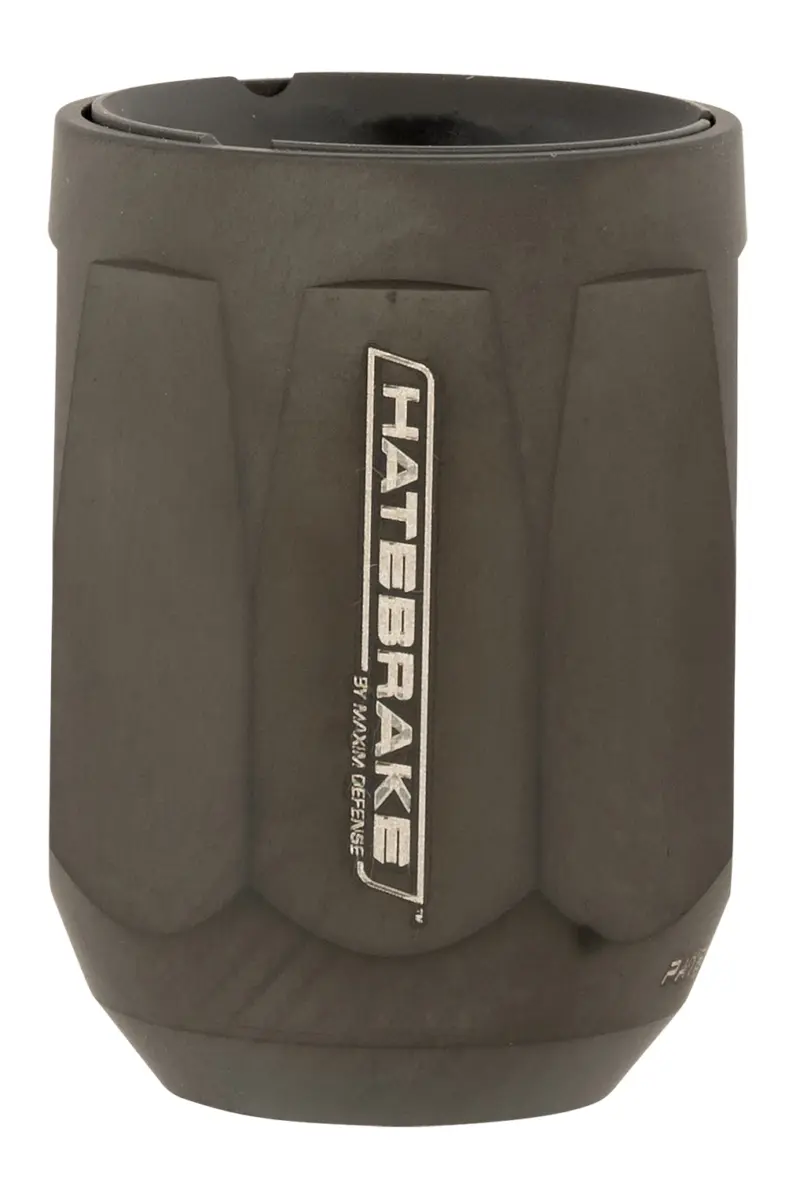 Maxim Defense MXM47709 Hate Brake 30 Cal (7.62mm), 5/8"-24 tpi, 1.50" D Black DLC Stainless Steel