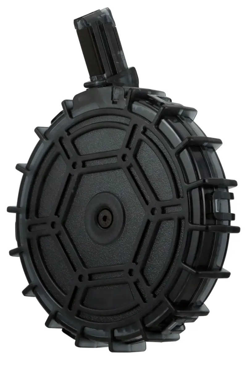 ProMag REMA4 Standard 70rd Drum 22 LR Fits Remington 597 Smoke Polycarbonate