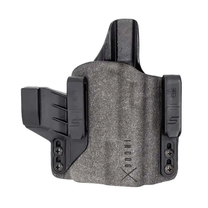 Safariland INCOG0179A0CX261 Incog X IWB Gray Cordura Fits S Shield/Shield Plus Belt Clip Mount, Right Hand