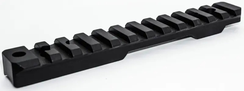 Talley P00252412 Picatinny Rail Picatinny Black Anodized Aluminum Fits Browning T-Bolt 0 MOA