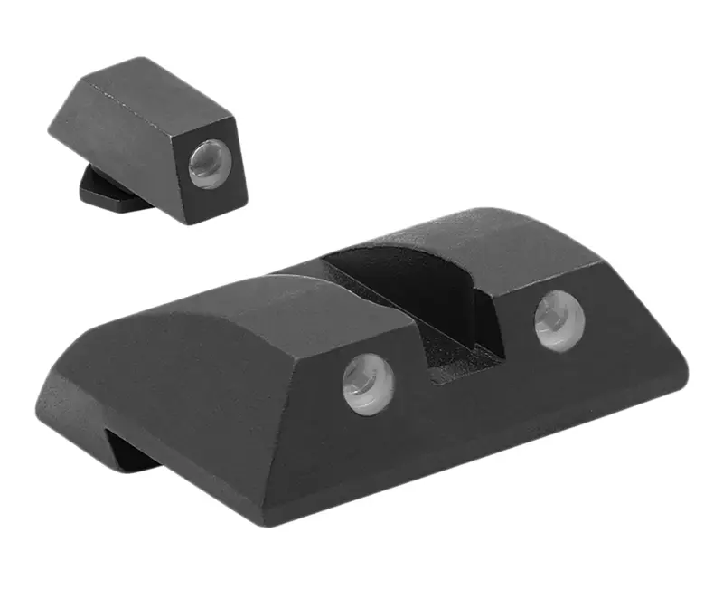 Meprolight USA 127403101 Tru-Dot Green Tritium White Outline Front Sight-Green Tritium White Outline Rear Sight Smith Wesson SIGMA/SDVE