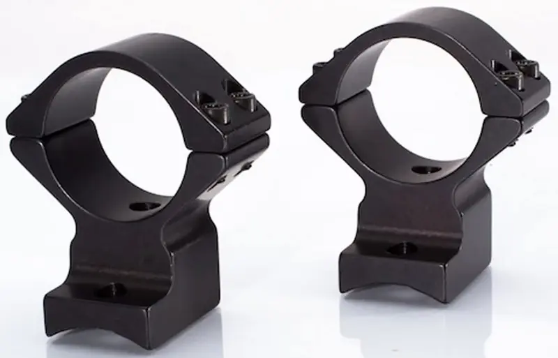 Talley 940000 Scope Mount/Ring Combo Black Anodized Aluminum 1" Tube A-Bolt/A-Bolt II Medium Rings 0 MOA