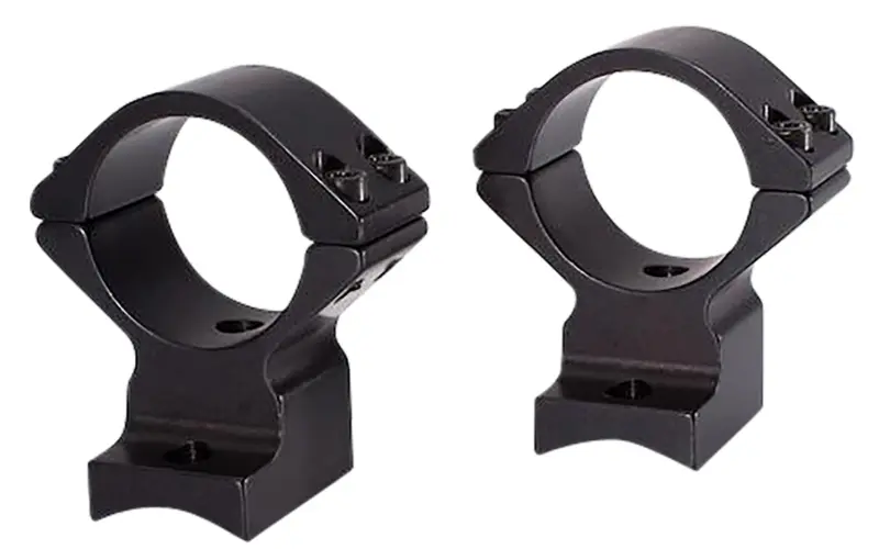 Talley 74X725 Scope Mount/Ring Combo Extended Black Anodized 30mm Tube Savage Round Receiver with AccuTrigger (110 Series/A17/A22) Medium Rings