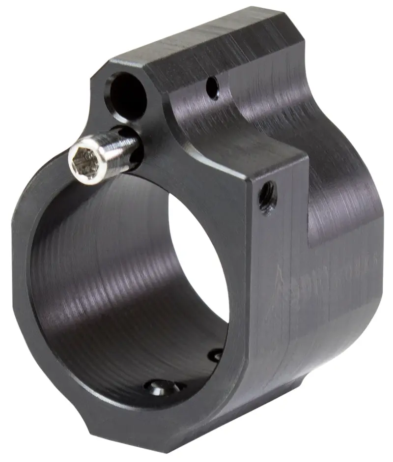 Odin Works GBADJ875 Gas Block Low Profile .875" Black Nitride Carbon Steel