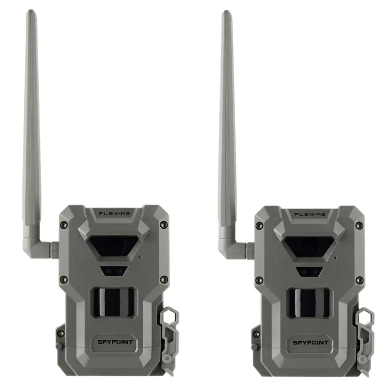 Spypoint FLEX-M2 Cellular Trail Camera 32MP Twin Pack