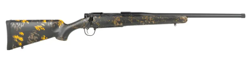 Christensen Arms 8010136000 Mesa FFT Buckmasters Full Size 7mm-08 Rem 20" Black Cerakote Match Grade Threaded Barrel, Black Cerakote Stainless Steel Drilled Tapped Receiver, Black w/Orange Sporter F