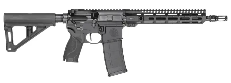 Smith Wesson 14603 M 15 Axe Pistol 5.56 NATO 30+1 11.50" Black Armornite Threaded Barrel, Black Hardcoat Anodize Aluminum Receiver w/Picatinny Rail, M-LOK Handguard, Black Polymer Magpul BTR Brace