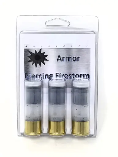 Paraklese Technologies 12 Gauge Ammunition 2-3/4" Armor Piercing Firestorm 3 Rounds - Paraklese Technologies