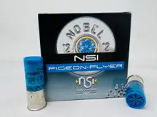 Nobel Sport Italia 12 Gauge Ammunition Pigeon/Flyer ANSPG13308CASE 2-3/4" #8 Shot 1-1/4oz 1330fps CASE 250 Rounds