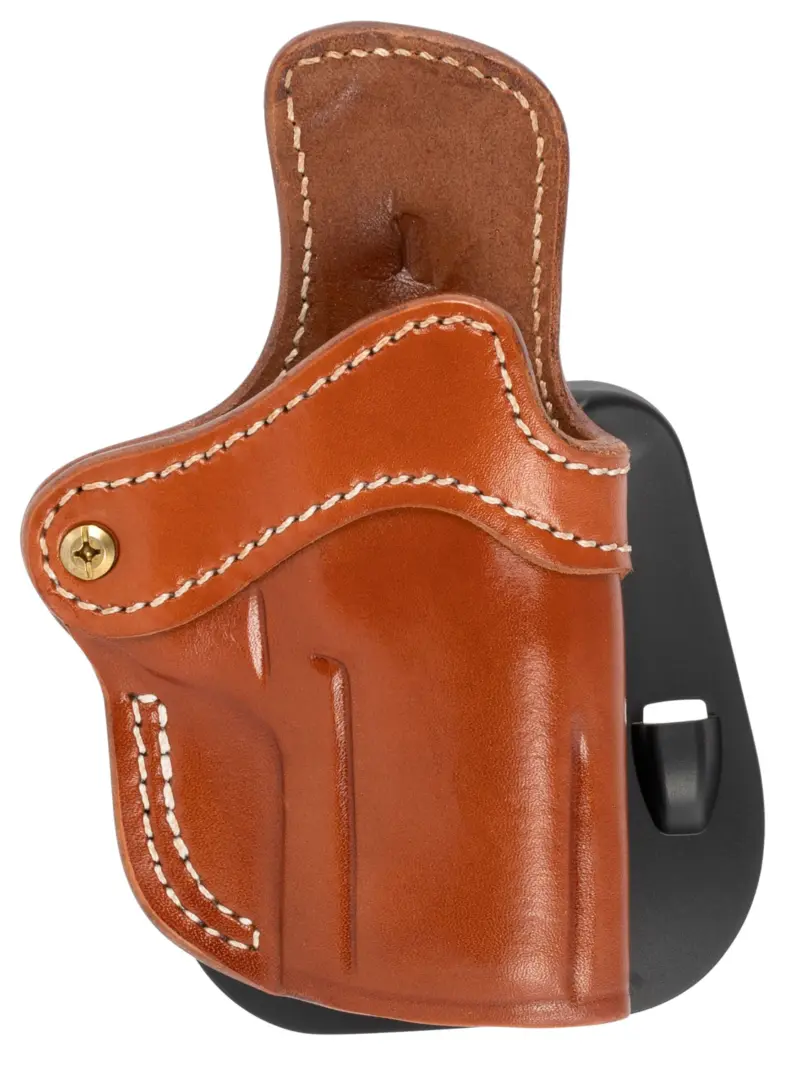 1791 Gunleather ORPDH24SCBRR BH2.4S Optic Ready OWB 2.4S Classic Brown Leather Paddle Fits FN 509/H VP9SK