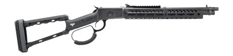 Rossi 920441613-TBRP R92 44 Mag 8+1 16.50" Black Cerakote Alloy Steel Threaded Barrel Drilled Tapped Receiver, Black Fixed Wood Stock