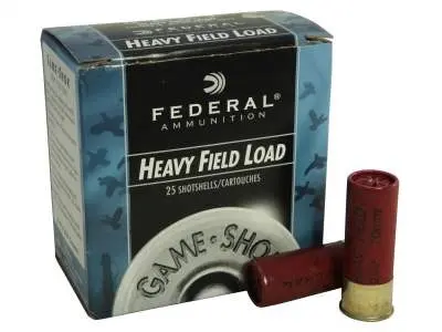 Federal 12 Gauge Ammunition Game-Shok Heavy Field H12375 2-3/4 7.5 Shot 1-1/8oz 1255oz Case of 250 Rounds