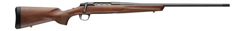 Browning 036128282 X-Bolt 2 Hunter 6.5 Creedmoor 4+1 22" Matte Blued Threaded Barrel Steel Drilled Tapped Receiver, Satin Black Walnut Fixed Stock, Right Hand