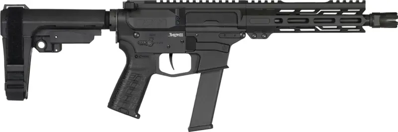 CMMG 40A330FAB Banshee MKGS 40 S 22+1 8" Black Nitride Medium Taper Threaded Barrel, EML 7" M-LOK Handguards, Black Armor Cerakote Aluminum Picatinny Rail Receiver, CMMG Zeroed Grips, Ambidextrous