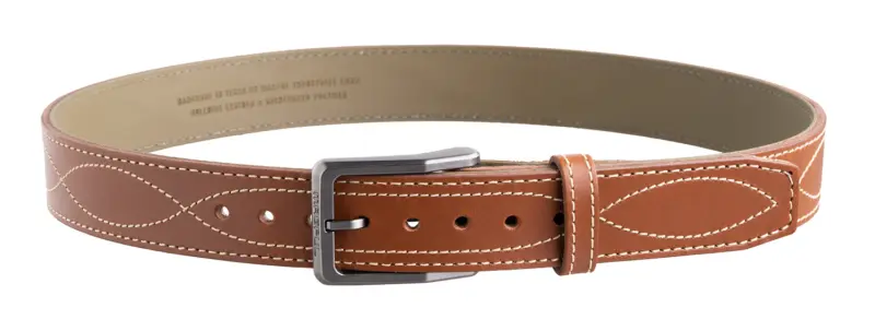 Magpul MAG127623044 Tejas EL Pistolero Light Brown Bull Hide 44" 1.50" Wide Buckle Closure