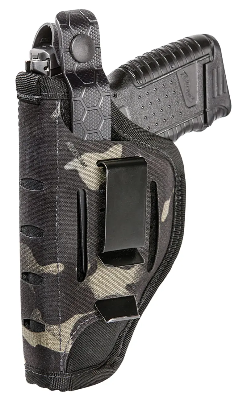 Sentry 35AH05BK Nylon IWB/OWB Black Nylon Belt Clip/Belt Slide Fits Med/Lg Semi-Auto Fits 3.25-3.75" Barrel Ambidextrous