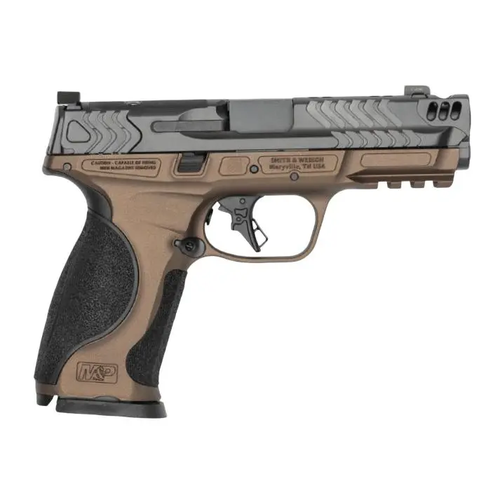 S PC M M2.0 Metal Carry Comp Midnight Bronze Grip Handgun 9mm Luger17rd Magazines(2) 4.22" Ported Barrel