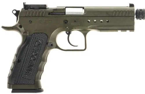 TANFOGLIO TACTICAL PRO 10MM - 4.9" 17/20RD STEEL THREADED