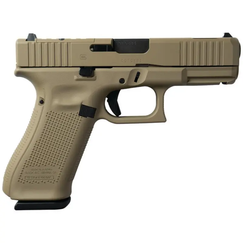 Glock V-Series Optic Ready Model 45 Handgun 9mm Luger 17rd Magazines (3) 3.7" Ported Barrel FDE Cerakote Austria