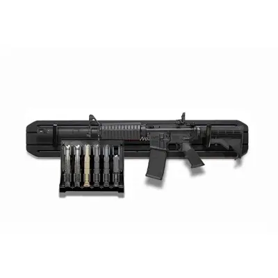 MINMOD RIFLE RACK W/MAG PACK HANGER FOR AR-15