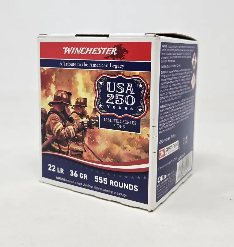 Winchester 22 LR Ammunition USA 22LR555HP 36 Grain Copper Plated Hollow Point 555 Rounds