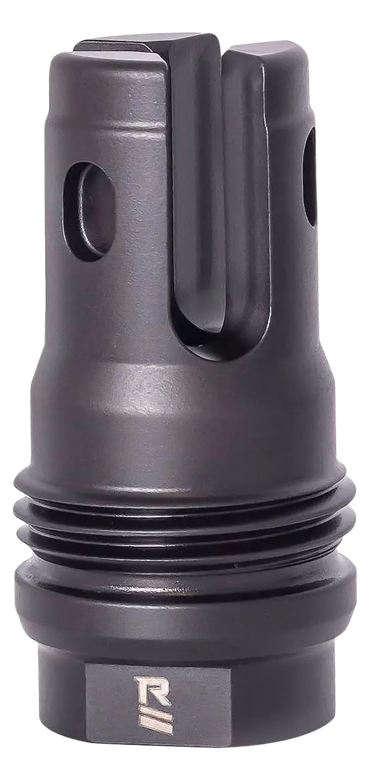 Rugged Suppressor FH015 R3 Flash Mitigation System Black with 3/4"-24 tpi Threads 2.13" OAL for 7.62mm SR25