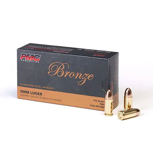 PMC 9MM 115GR FMJ – Case of 60 Boxes (3000 rounds)