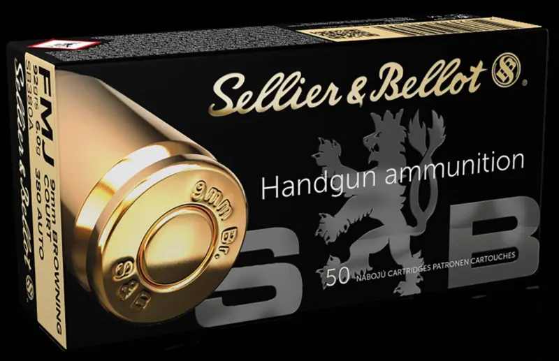 SELLIER BELLOT 380ACP FMJ 92GR 50RD BOX 20 BOXES PER CASE