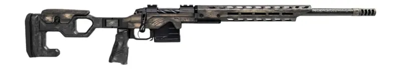 Fierce Firearms REPMT300PRC22DB Reaper MTN 2.0 300 PRC 3+1 22" Carbon Fiber Match Grade Threaded Barrel, Distressed Bronze Cerakote Titanium Drilled Tapped Receiver, M-LOK Handguard, Magnesium Foldi