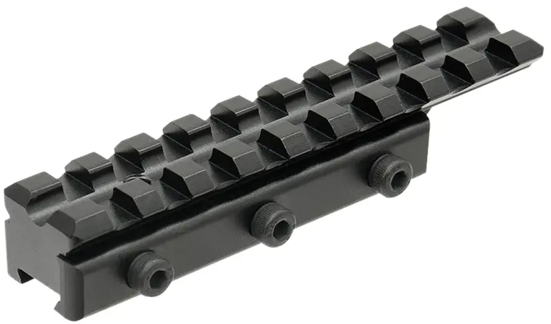 Leapers MNTPMTOWLA Picatinny Adapter Mount Matte Black Anodized Aluminum Dovetail Mount