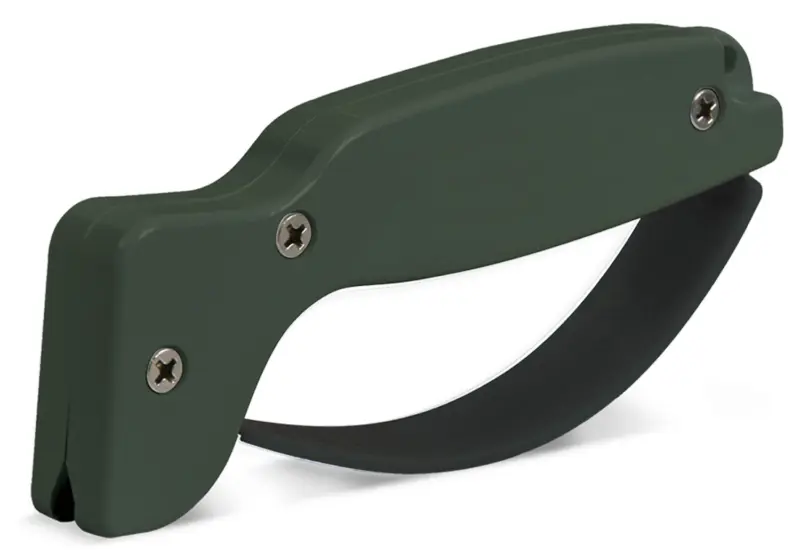 AccuSharp 008C Sharpener Hand Held Hard Diamond Sharpener Ergonomic Olive Drab Handle