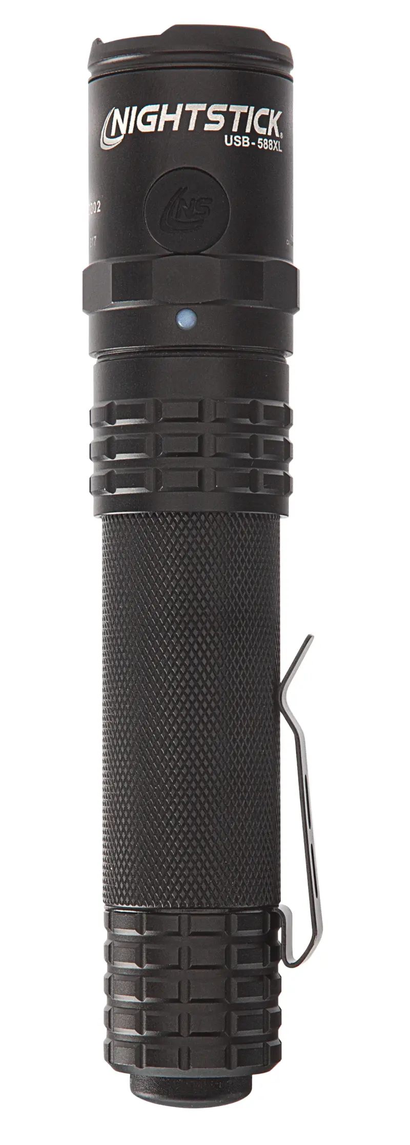 Nightstick USB588XL USB Dual-Light Tactical Flashlight Black Anodized 125/350/450/850/1,100 Lumens White LED