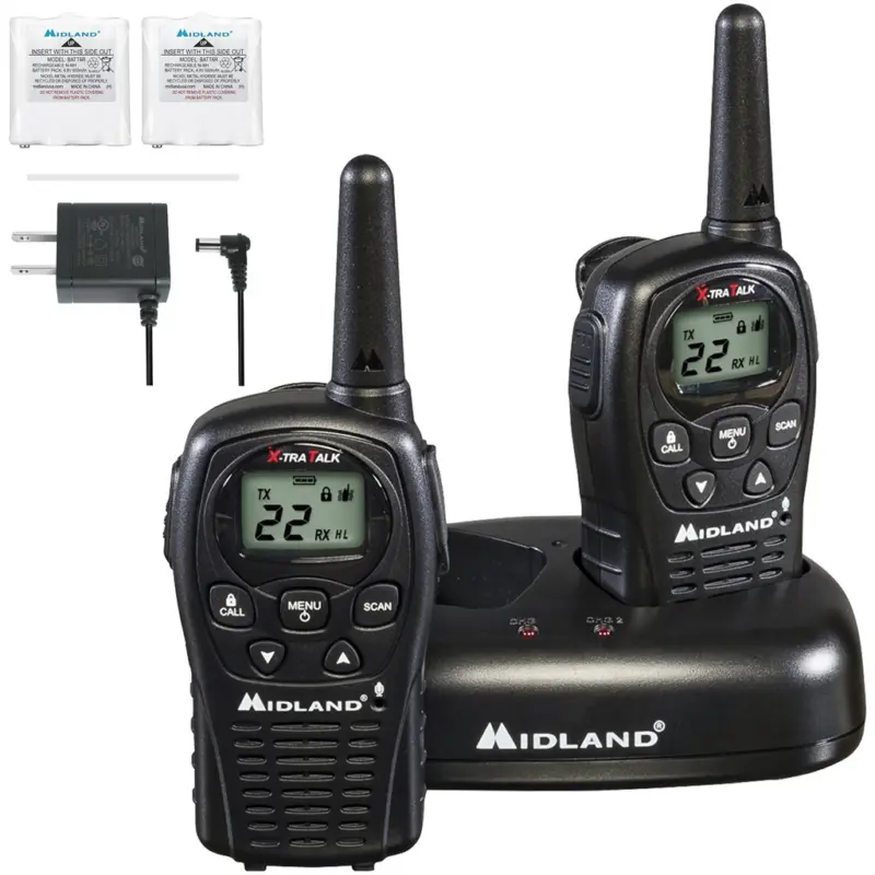 Midland LXT500VP3 2 Way Radio w/Batteries Charger