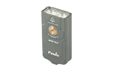 FENIX E03R V2 500LUM KEYCHAIN GRAY