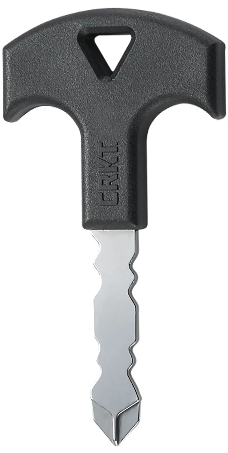 CRKT 9705 Williams Defense Key Matte Black 3CR13 Steel Includes Phillips Screwdriver