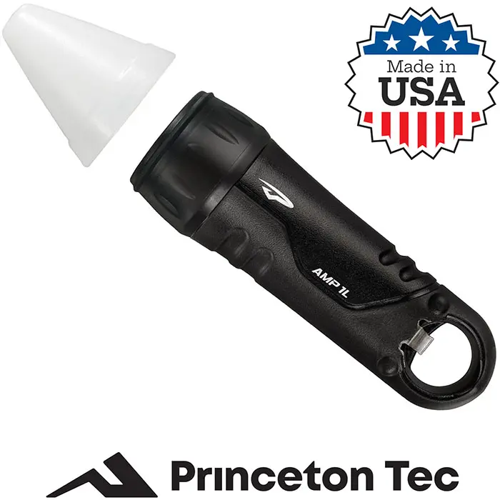 AMP Flashlight 100 Lumens with Bottle Opener Black