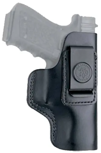 DeSantis Gunhide 031BA02Z0 Insider IWB Black Leather Belt Clip Fits S J Frame/Taurus 85 2-2.25" Barrels Right Hand