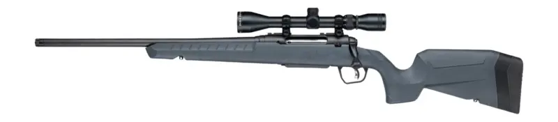 Savage Arms 33206 Axis 2 XP 30-06 Springfield 4+1 20" Matte Black Carbon Steel Threaded Barrel Drilled Tapped Receiver, Gray Synthetic Fixed w/Pistol Grip Stock, 3-9x40mm Duplex Scope, Left Hand