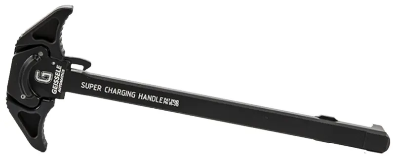 Geissele Automatics 05313B Super AR-15 Black Black Hardcoat Anodized 7075-T6 Aluminum Ambidextrous Hand
