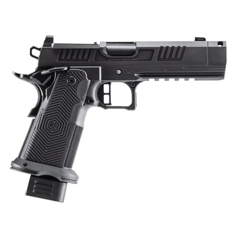 AF1911-ROMULUS 9MM 10Rd Magazine (5) 4.25" MOS Optic Cut Press In Compensated Ramped Bull Barrel DLC BLK