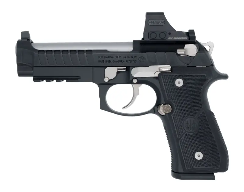 Langdon Tactical Tech 92E2TJNRRBS Beretta 92 Elite Full Size 9mm Luger 18+1 4.70" Stainless Barrel, Black Nitride Stainless Steel Optic Ready/Serrated Slide, Black Anodized Aluminum Frame w/Picatinny