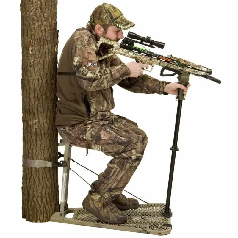 SolidAim Shooting Stick for Rifle Crossbow - Retractable from 8-60"