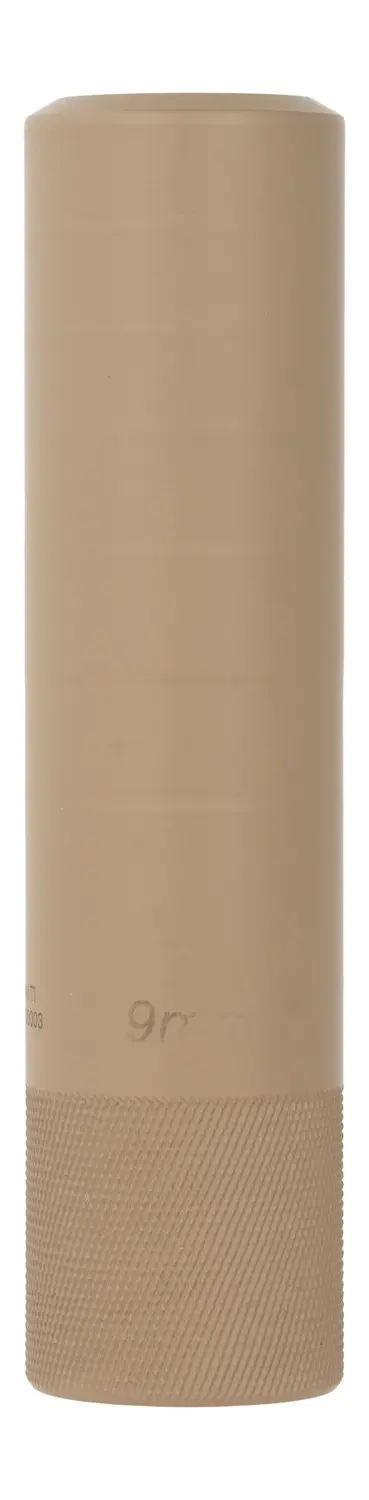 Fletcher Rifle Works Permian 9mm Tan Titanium Suppressor
